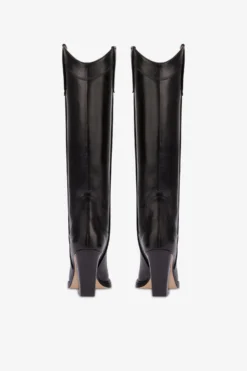 Paris Texas Pointed Knee-high Boots In Black Shiny Vintage Leather -Paris Texas Brand Shop PX685XSVCLNERO 04 3fcbfa14 3042 4e0a 9ca7 461ff6dfb7be scaled