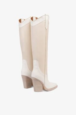 Boots In Lizard-print And White Leather -Paris Texas Brand Shop PX685XTJVTBIANCO 11832WHITE 3