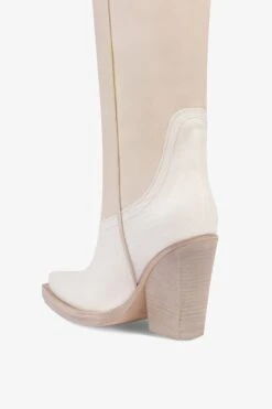 Boots In Lizard-print And White Leather -Paris Texas Brand Shop PX685XTJVTBIANCO 11832WHITE 5