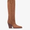 Paris Texas Pointed Knee-high Boots In Smooth Dark Brown Leather -Paris Texas Brand Shop PX685XV003259MARRONFONCE 01
