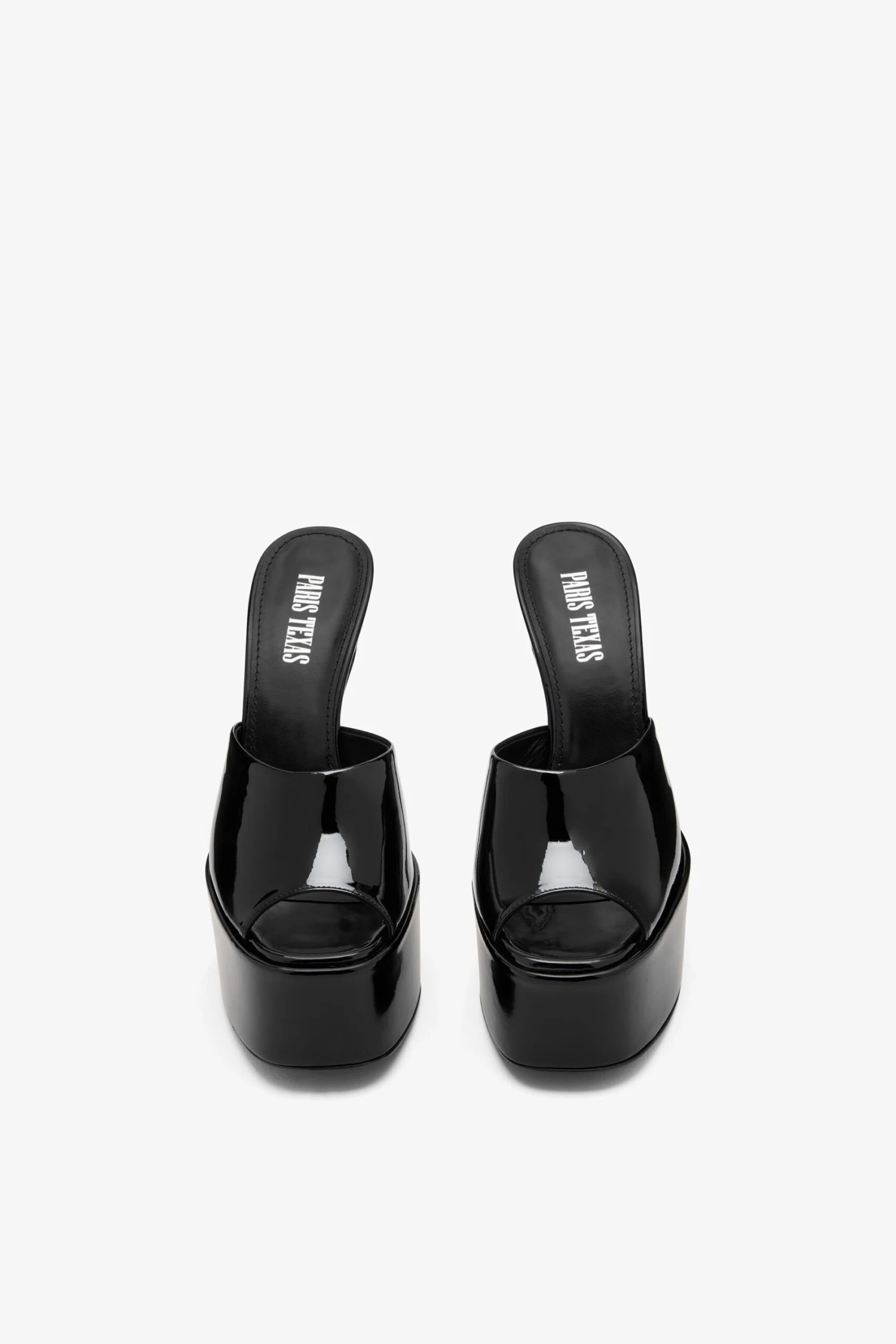 Paris Texas Black Patent Leather Platform Mules 5 Paris Texas Black Patent Leather Platform Mules - Image 3