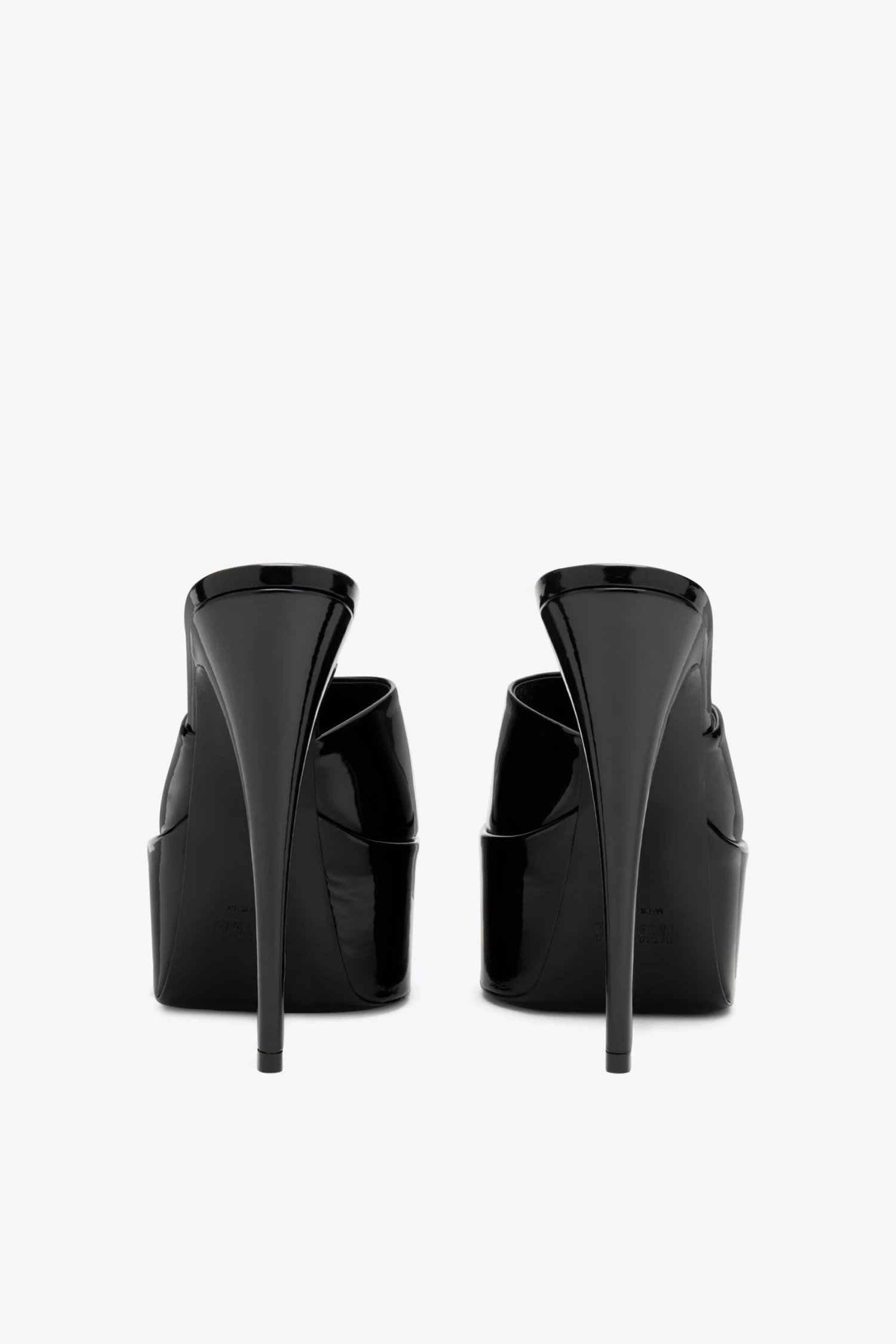 Paris Texas Black Patent Leather Platform Mules 6 Paris Texas Black Patent Leather Platform Mules - Image 4