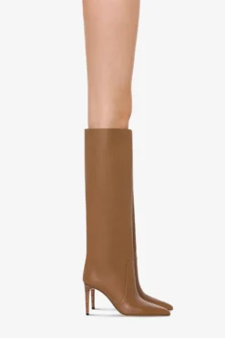 Boots In Pecan Calf Leather -Paris Texas Brand Shop PX757XLTH3113PECAN 10 scaled