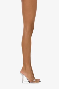 Paris Texas Silver Metallic Leather And Pvc Mules -Paris Texas Brand Shop PX836PXPVCMARGENTO 10 2ea351e8 1e1c 4981 a5e8 99d76c96f85d scaled