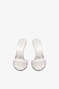 Paris Texas Silver Metallic Leather And Pvc Mules -Paris Texas Brand Shop PX836PXPVCMARGENTO 3 scaled