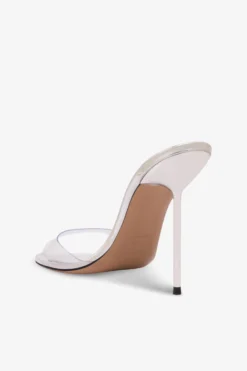 Paris Texas Silver Metallic Leather And Pvc Mules -Paris Texas Brand Shop PX836PXPVCMARGENTO 5 scaled