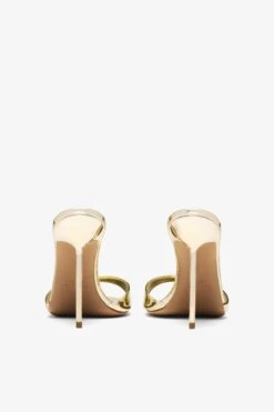 Paris Texas Gold Mirrored Leather Mule -Paris Texas Brand Shop PX836XNPMR515GOLD 04