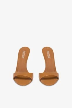 Mules In Beige Leather -Paris Texas Brand Shop PX836XNPP3BEIGE 3