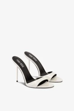 Paris Texas Mules In White Patent Leather -Paris Texas Brand Shop PX836XVN0110351BIANCO 2