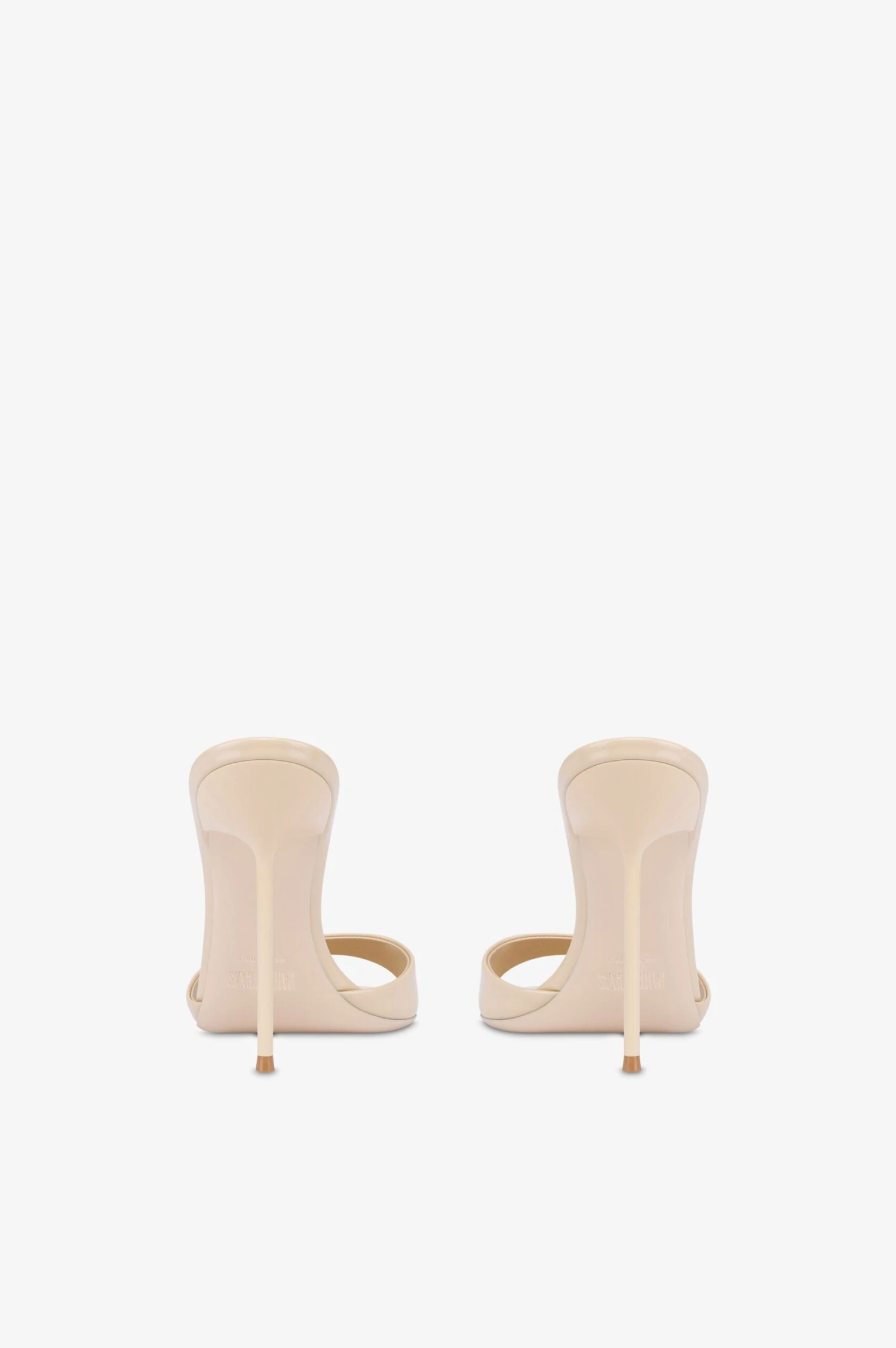 Mules In Almond Patent Leather 6 Mules In Almond Patent Leather - Image 4