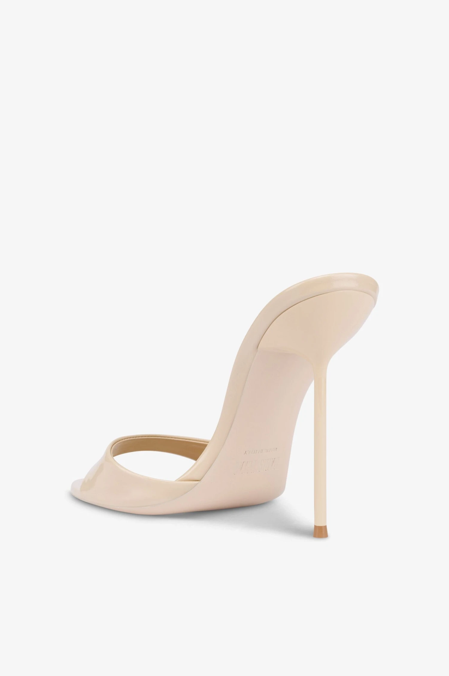 Mules In Almond Patent Leather 7 Mules In Almond Patent Leather - Image 5