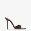 Paris Texas Mules In Chocolate Patent Leather -Paris Texas Brand Shop PX836XVN0136079DARKCHOCOLATE 1