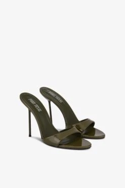 Paris Texas Mules In Safari-colored Patent Leather -Paris Texas Brand Shop PX836XVN0156972SAFARI 2