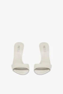 Mules In Grey Patent Leather -Paris Texas Brand Shop PX836XVN0171046LTGREY 3