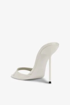 Mules In Grey Patent Leather -Paris Texas Brand Shop PX836XVN0171046LTGREY 5