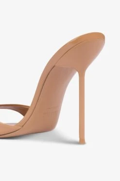 Paris Texas Almond-toe Mules In Patent Caramel Leather 12 Paris Texas Almond-toe Mules In Patent Caramel Leather -Paris Texas Brand Shop PX836XVN01CARAMEL 05