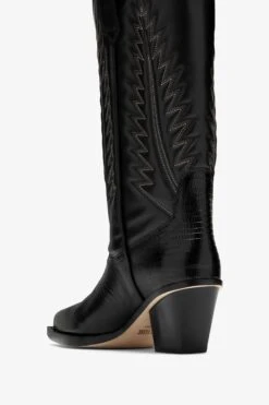 Paris Texas Black Lizard-effect Nappa Leather Boots -Paris Texas Brand Shop PX854XTJLTNERO 05