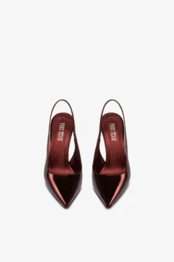 Paris Texas Slingbacks In Maroon Mirror-effect Leather -Paris Texas Brand Shop PX913XNPMR48WINE 3 be0a6311 21e2 4bee a33b 652cba293424 scaled