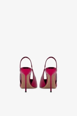 Paris Texas Slingbacks In Red Mirror-effect Leather -Paris Texas Brand Shop PX913XNPMR4RED 4 scaled