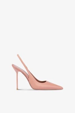Paris Texas Sharp, Pointed Slingbacks In Smooth Romance Leather
