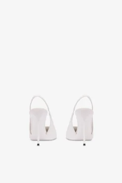 Slingbacks In White Leather -Paris Texas Brand Shop PX913XNPP3WHITE 4 scaled