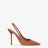 Slingbacks In Cognac Suede Leather -Paris Texas Brand Shop PX913XSA04M979COGNAC 1 scaled