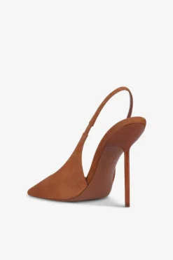 Slingbacks In Cognac Suede Leather -Paris Texas Brand Shop PX913XSA04M979COGNAC 5 scaled