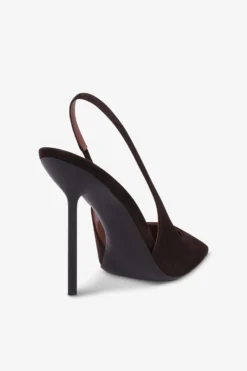 Slingbacks In Ebony Suede Leather -Paris Texas Brand Shop PX913XSA04M982TMORO 5 scaled
