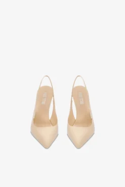 Slingbacks In Almond Patent Leather -Paris Texas Brand Shop PX913XVN0114263ALMOND 3 scaled