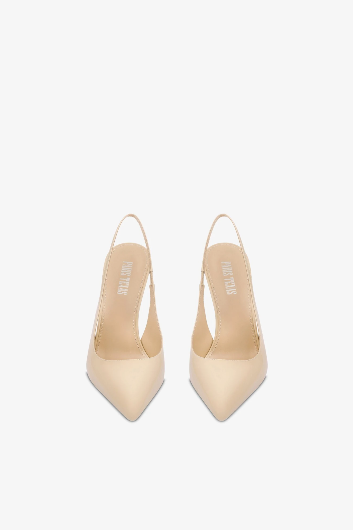 Slingbacks In Almond Patent Leather 5 Slingbacks In Almond Patent Leather - Image 3