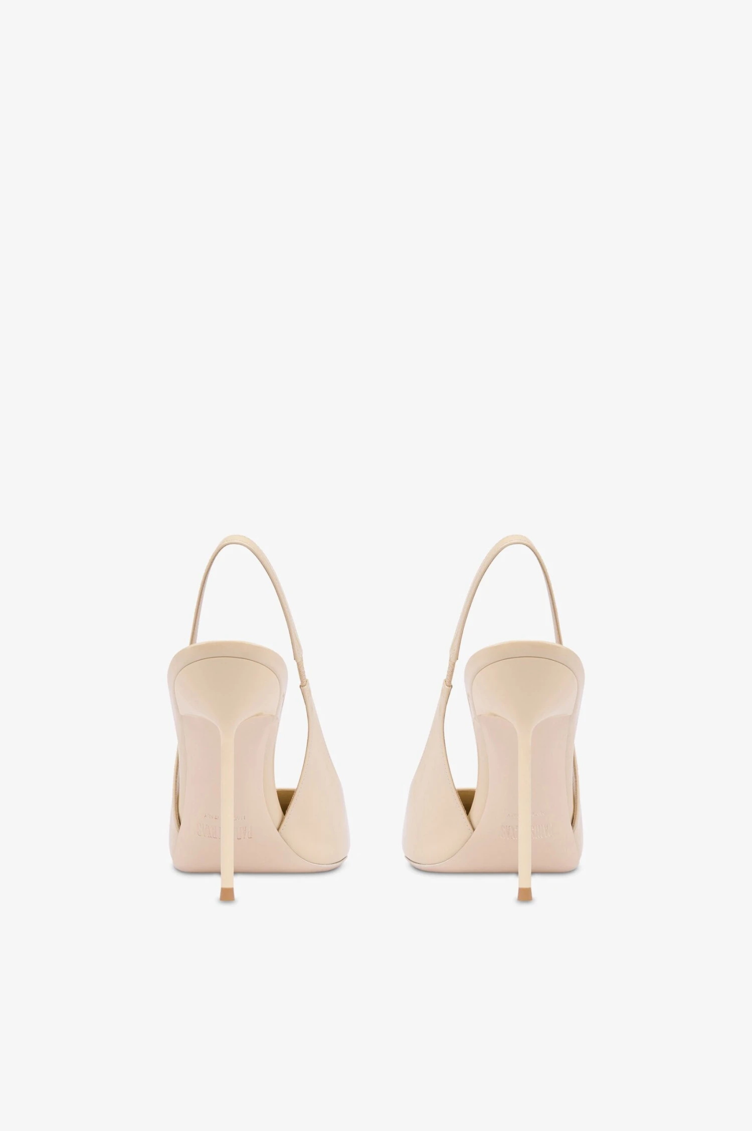 Slingbacks In Almond Patent Leather 6 Slingbacks In Almond Patent Leather - Image 4