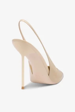Slingbacks In Almond Patent Leather -Paris Texas Brand Shop PX913XVN0114263ALMOND 5 scaled