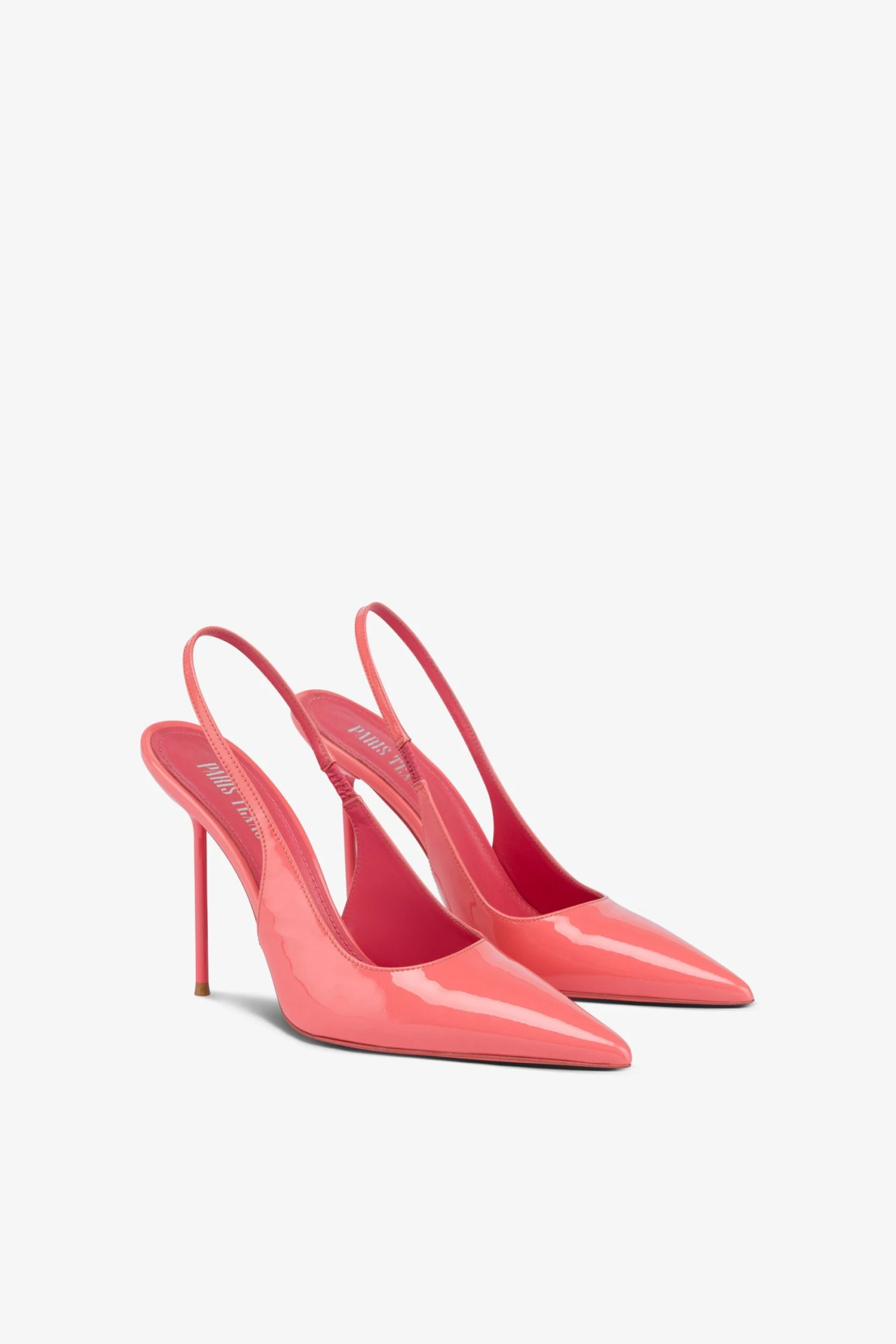 Paris Texas Slingbacks In Coral Patent Leather 4 Paris Texas Slingbacks In Coral Patent Leather - Image 2