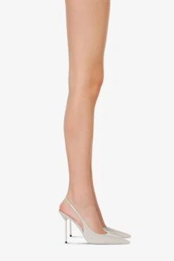 Slingbacks In Grey Patent Leather 13 Slingbacks In Grey Patent Leather -Paris Texas Brand Shop PX913XVN0171046LTGREY 10