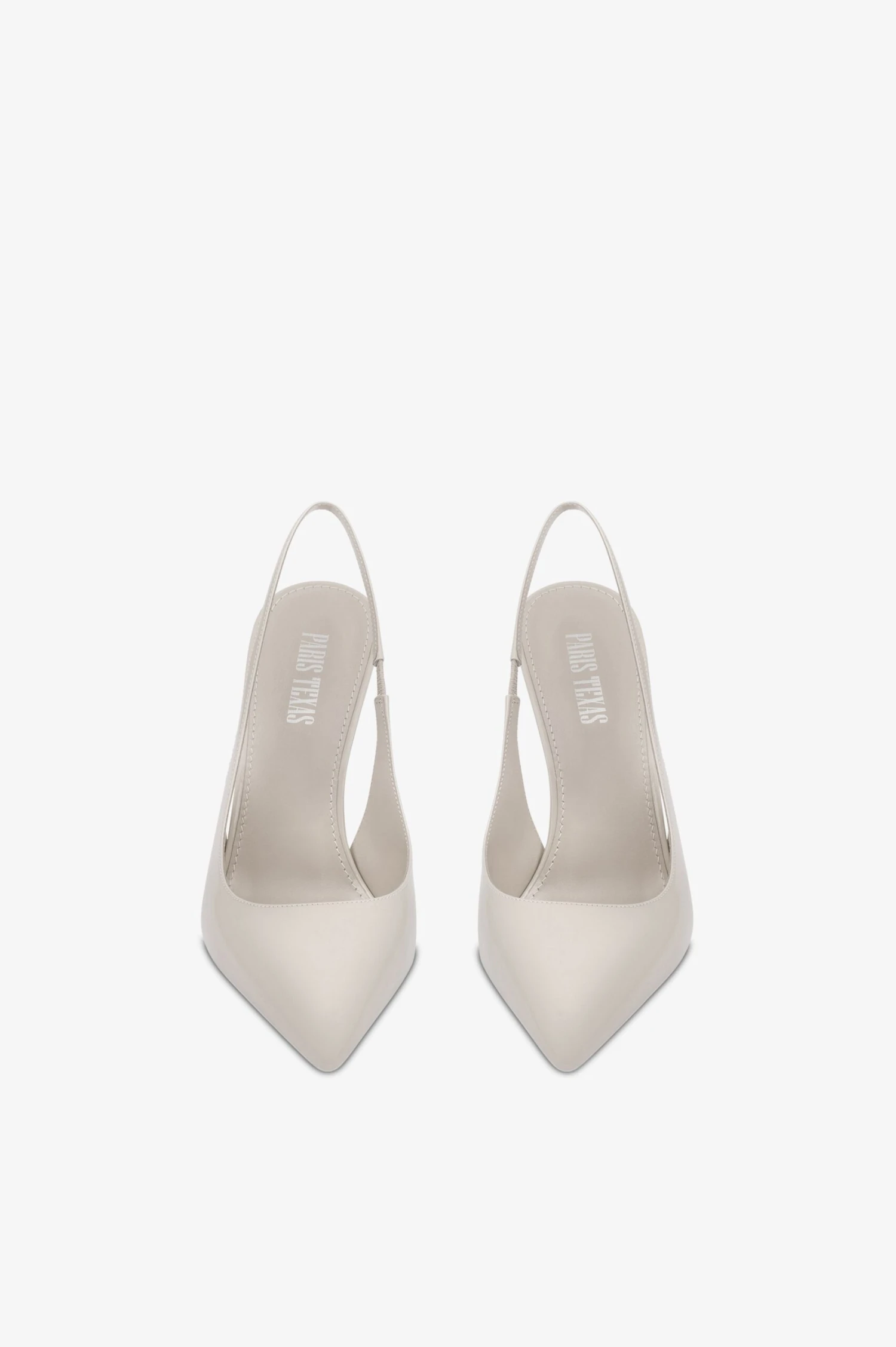 Slingbacks In Grey Patent Leather 5 Slingbacks In Grey Patent Leather - Image 3