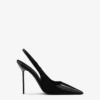 Paris Texas Black Patent Leather Slingbacks -Paris Texas Brand Shop PX913XVN01NERO 01 scaled