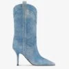 Paris Texas Boots In Denim Suede Leather 1 Paris Texas Boots In Denim Suede Leather -Paris Texas Brand Shop PX937XVPOJNEUTRO 1