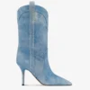 Paris Texas Boots In Denim Suede Leather -Paris Texas Brand Shop PX937XVPOJNEUTRO 1 scaled