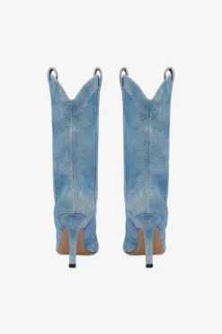 Paris Texas Boots In Denim Suede Leather -Paris Texas Brand Shop PX937XVPOJNEUTRO 4 scaled