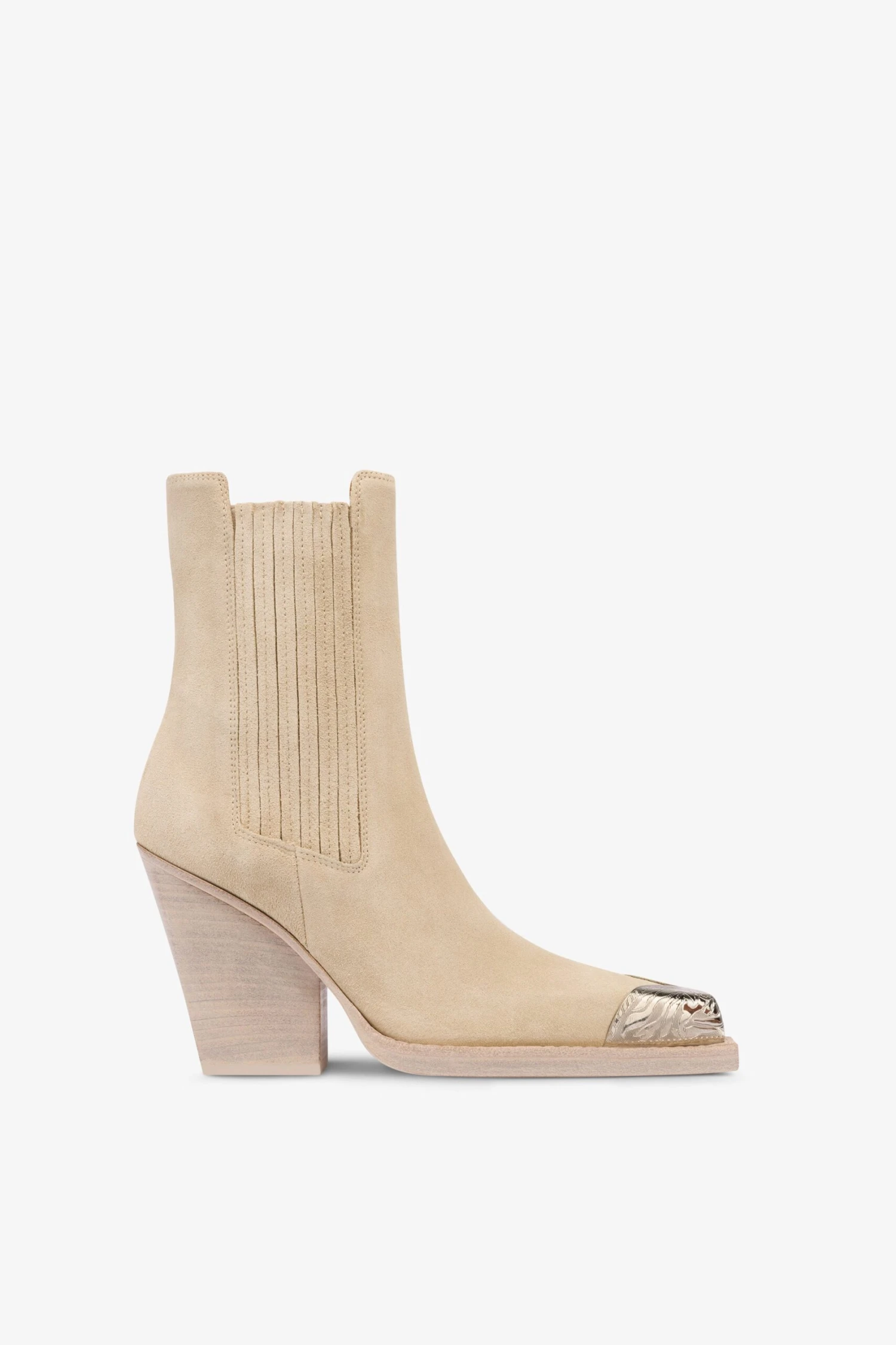 Boots In Angora Suede Leather 3 Boots In Angora Suede Leather