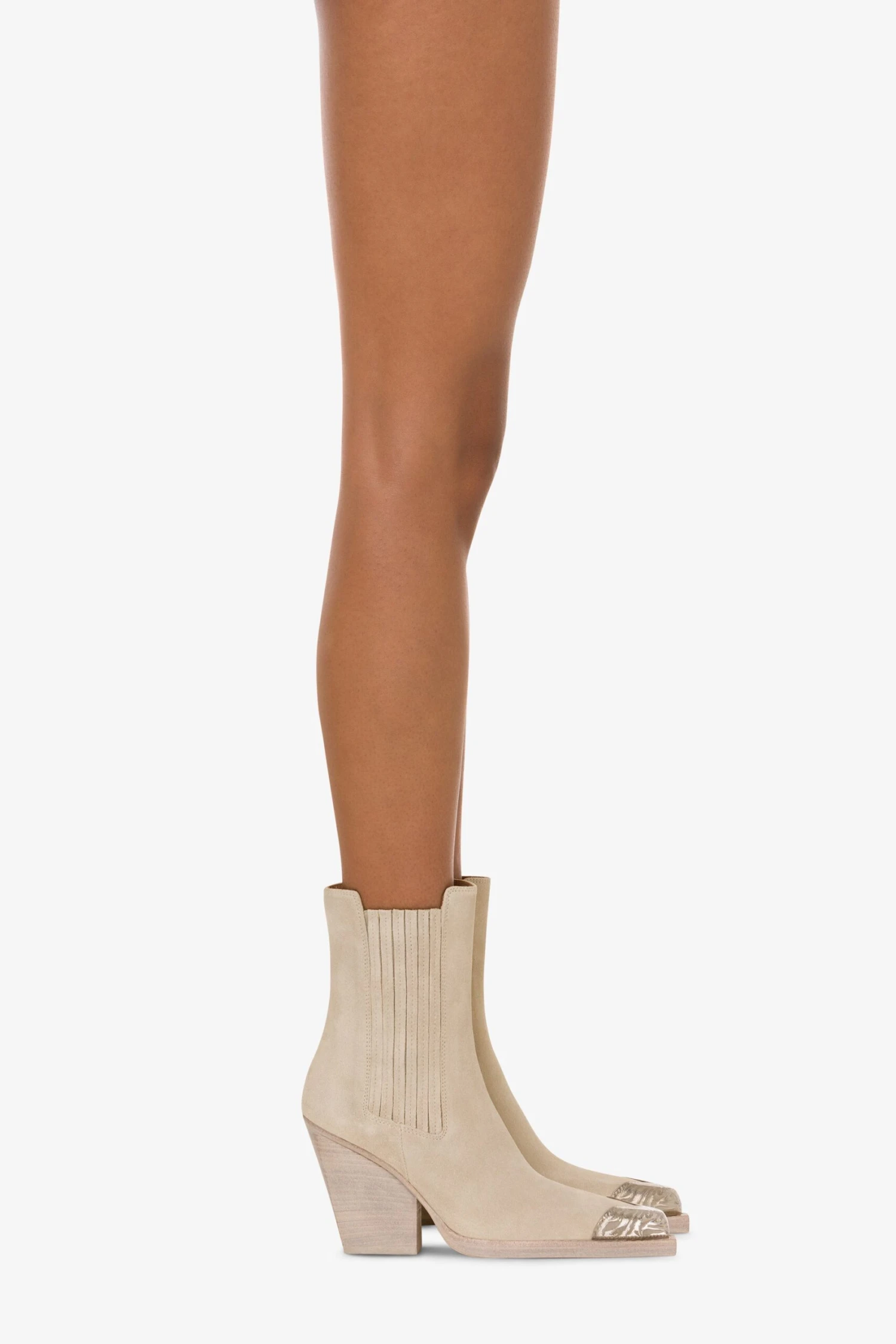 Boots In Angora Suede Leather 8 Boots In Angora Suede Leather - Image 6