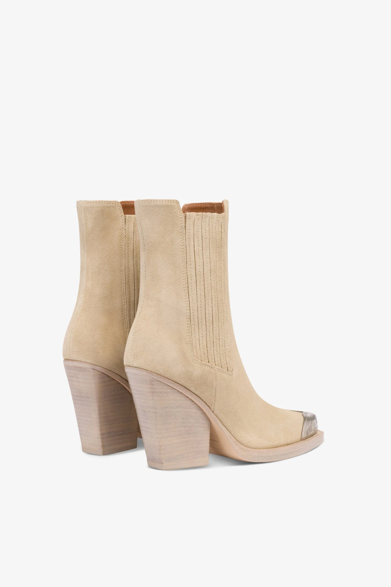 Boots In Angora Suede Leather 5 Boots In Angora Suede Leather - Image 3