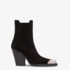 Paris Texas Pointed Ankle Boots In Smooth Off-black Suede Leather -Paris Texas Brand Shop PX959XV003OFFBLACK 01 0f092e97 8627 4d61 ab94 b8b9f92c90be