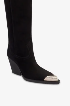 Paris Texas Black Suede Texan Boot 12 Paris Texas Black Suede Texan Boot -Paris Texas Brand Shop PX965XV003383OFFBLACK 5 scaled