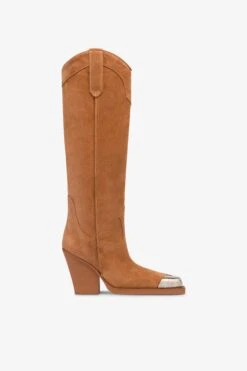Paris Texas Brand Shop 25 Paris Texas Boots In Terracotta Suede Leather