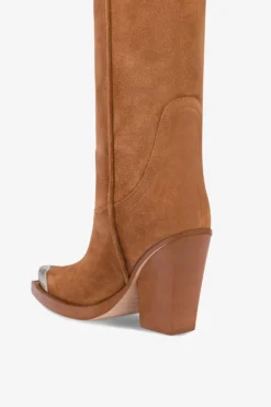 Paris Texas Boots In Terracotta Suede Leather -Paris Texas Brand Shop PX965XV003513COCCIO 5 scaled