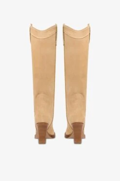 Paris Texas Boots In Ecru Suede Leather 11 Paris Texas Boots In Ecru Suede Leather -Paris Texas Brand Shop PX965XV003653ECRU 4