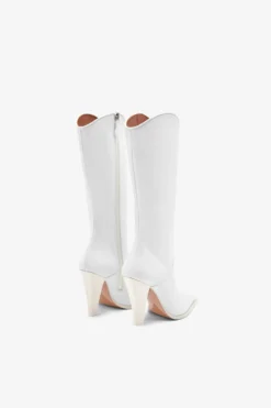 Paris Texas White Leather Boot -Paris Texas Brand Shop PXNL01WVTNPBIANCOOTTICO 03 scaled