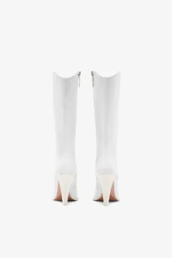 Paris Texas White Leather Boot -Paris Texas Brand Shop PXNL01WVTNPBIANCOOTTICO 04 scaled