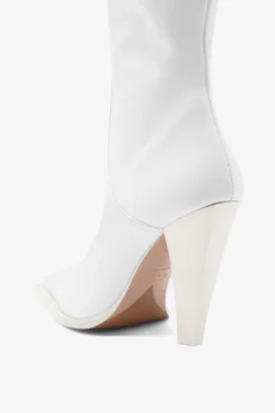 Paris Texas White Leather Boot -Paris Texas Brand Shop PXNL01WVTNPBIANCOOTTICO 05 scaled